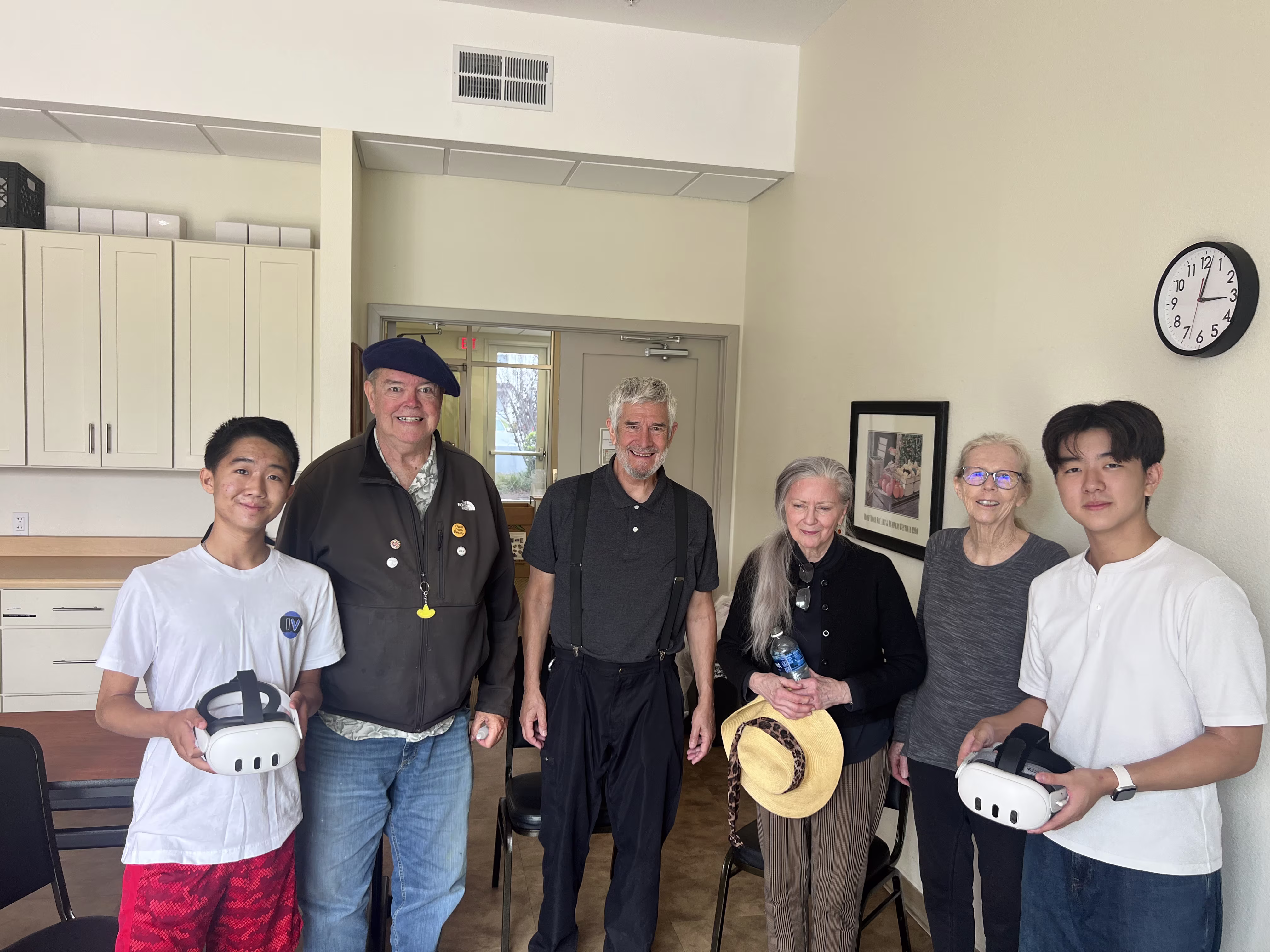 Outreach photos from Coastside Seniors